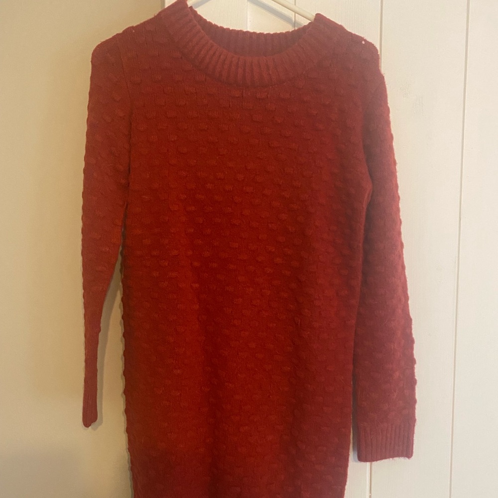 Lulus red sweater dress NEVER WORN